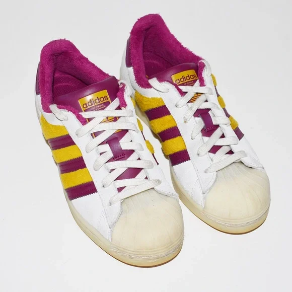adidas Shoes Adidas Superstar White Power Berry Gold Sneakers